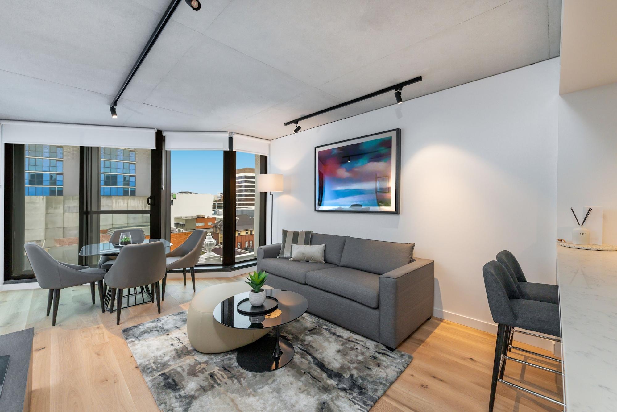 Fv 브리즈번 바이 페퍼스 아파트 호텔 외부 사진 The interior of a typical apartment