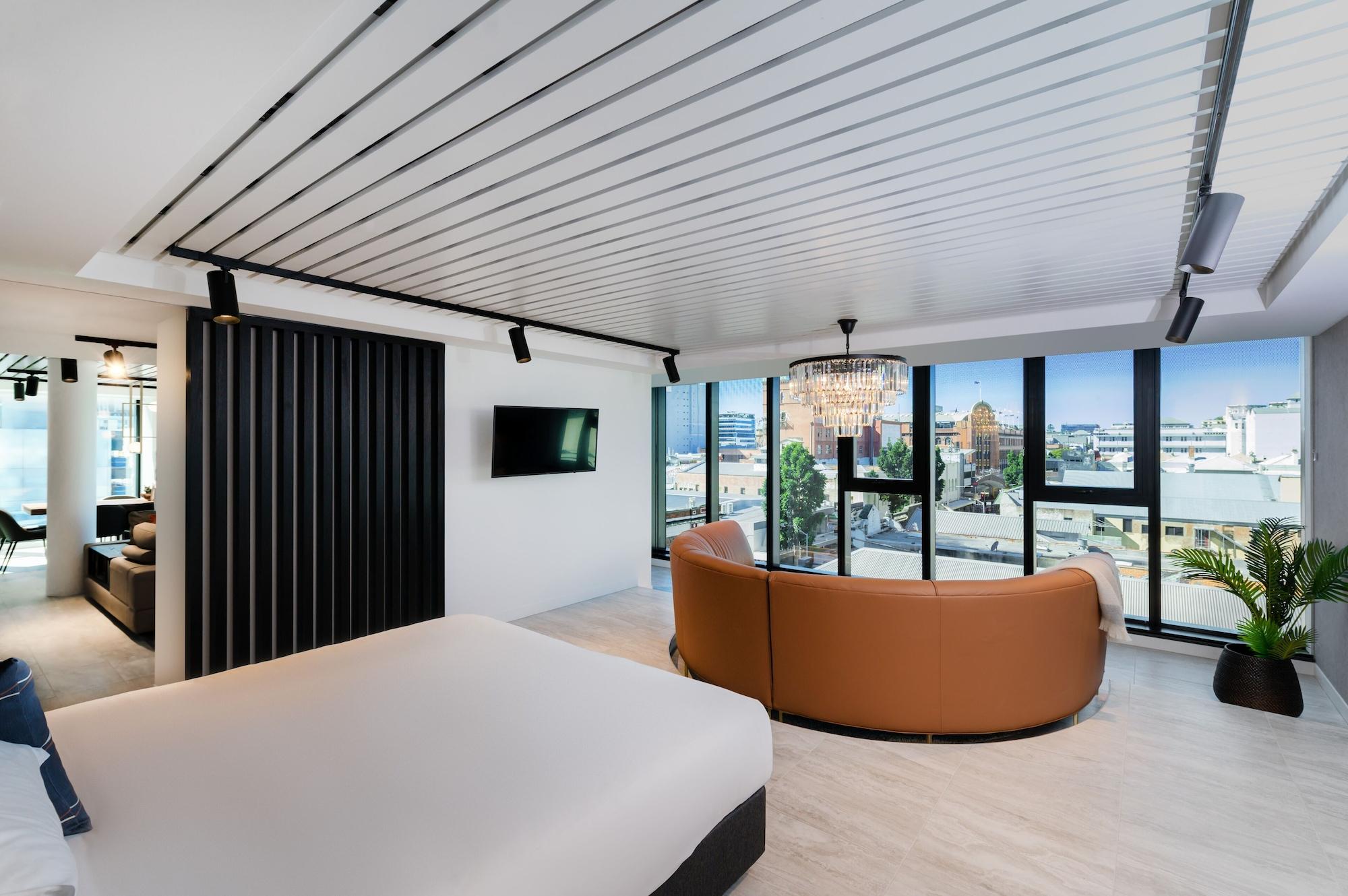 Fv 브리즈번 바이 페퍼스 아파트 호텔 외부 사진 The Sky Lounge at the 10th floor of the building